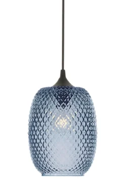 CORNELIA Taklampa 25cm Blå/Svart