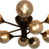 COSMOS Plafond 52,5cm Svart/Rökgrå