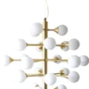 COSMOS Takpendel 24L 68,5cm Matt Mässing/Opalvit