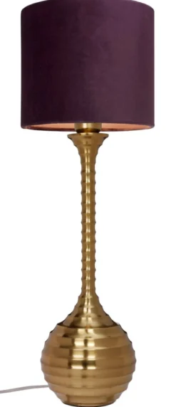 COTTEX Lampfot 50,5cm Borstad Mässing