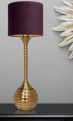 COTTEX Lampfot 50,5cm Borstad Mässing