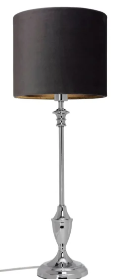 COTTEX Lampfot 48cm Krom