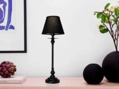 COTTEX Lampfot 39cm Svart