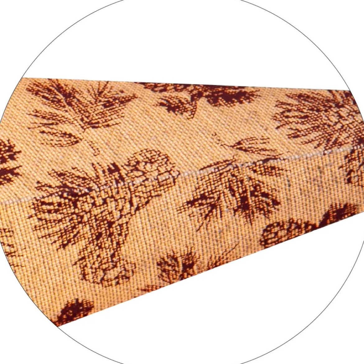 COTTON Mönstrad Pappersstjärna 60cm Beige/Röd