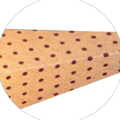 COTTON Prickig Pappersstjärna 60cm Beige/Röd