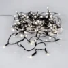CRISPY ICE WHITE Ljusslinga 12,6m 180LED Vitt/Svart IP44