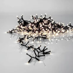 CRISPY ICE WHITE Ljusslinga 24m 1200LED Vitt/Svart IP44