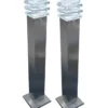 CRYSTAL LED Pollare 2-Pack Start Rostfritt Stål 50cm