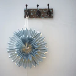 CRYSTAL Pappersstjärna 50cm Blå