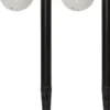 CUPOLA Solcells-pollare 2-Pack 30cm Svart