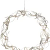 CURLY Hängande Krans 30cm 80LED Silver