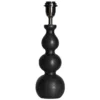 DEVON Lampfot E27 38cm Svart/Borstad mässing