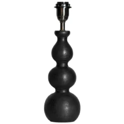 DEVON Lampfot E27 38cm Svart/Borstad mässing