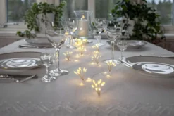 DEW DROP Ljusslinga Batteri 1,4m 120LED Varmvit/Silver