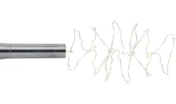 DEW DROP Ljusslinga 40L 2m Silver Varmvit