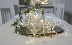 DEW DROP MOLD Ljusslinga 225cm 150LED Daylight/Silver