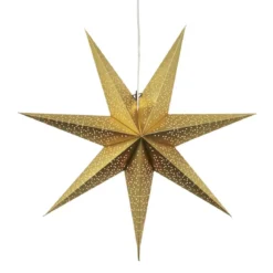 DOT Pappersstjärna 70cm Guld