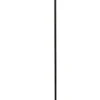 DUBLIN Golvlampa 140cm Svart/Matt Mässing