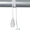 E14 BASIC DCL Sladdställ 6cm Vit