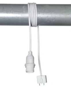 E14 BASIC DCL Sladdställ 6cm Vit