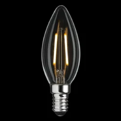 E14 CLASSIC Kronljus Klar 0,8W 2700K 80lm LED-Lampa
