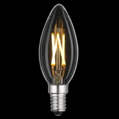 E14 CLASSIC Kronljus Klar 4W 2700K 400lm LED-Lampa