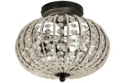 EDDA Plafond 29,5cm Svart/Klar