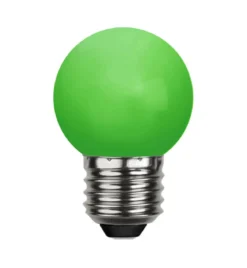 E27 Dekoration Party Klot 1W Grön LED-Lampa