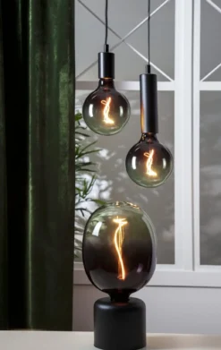 E27 DesignGlob Dimbar Grön 4W 1800K 75lm LED-Lampa
