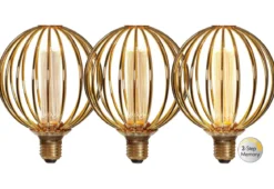E27 DesignGlob12 Metall 4.3W 1800K 180lm LED-Lampa