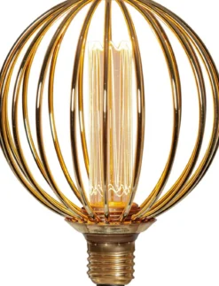E27 DesignGlob12 Metall 4.3W 1800K 180lm LED-Lampa