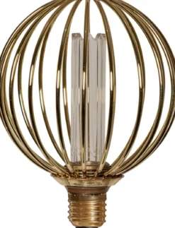 E27 DesignGlob12 Metall 4.3W 1800K 180lm LED-Lampa