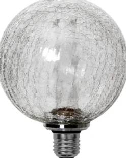 E27 Glob125 Decoled 1W 2000K 50lm Bubblig LED-Lampa