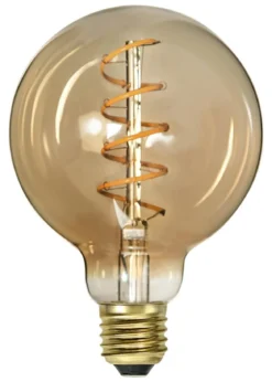 E27 Glob95 Dimbar Decoled Amber 3.2W 2000K 150lm LED-Lampa