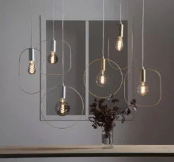 E27 Glob95 Dimbar Decoled Rökfärgad 2W 2100K 50lm LED-Lampa