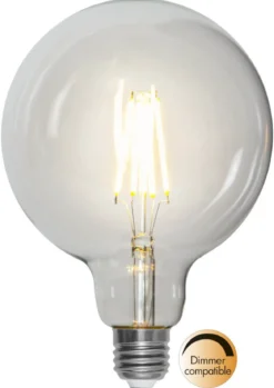E27 Glob125 Dimbar 7.5W 2700K 806lm LED-Lampa
