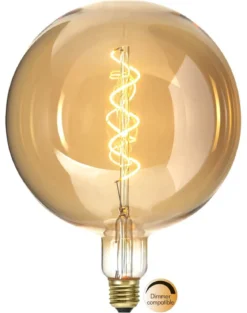 E27 Glob200 Industrial Vintage 2.8W 2100k 130lm Dimbar LED-lampa