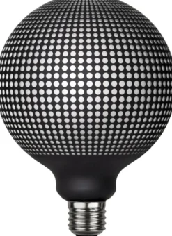 E27 Glob125 Mönster Dimbar 4W 2700K 100lm LED-Lampa