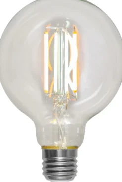 E27 Glob95 Smart Dimbar 7W 2700-6500K 806lm Klar LED-Lampa