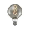 E27 Glob95 3-Stegs Dimbar 4W 150lm 2000K Curly Smoke