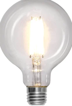 E27 95-Glob Vit Dimbar 7W 2700K 806lm Klar LED-Lampa