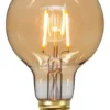 E27 Glob80 0.75W 2000K 80lm Amber LED-Lampa