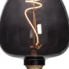 E27 Glob125 2W 2200K 40lm Svart LED-Lampa
