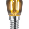 E14 Heavy smoke SoftGlow Päron 1.4W 2200K 30lm LED-Lampa