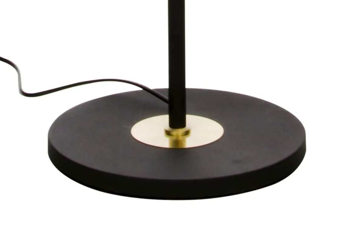 EKETORP Golvlampa LED 145cm Svart/Matt Mässing