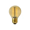 E27 Klotlampa 2W 180lm 2200K Amber