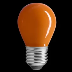 E27 Klot Partylampa Orange 4W 180lm Dimbar