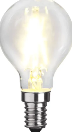 E14 Klot 1.5W 2700K 150lm Klar LED-Lampa