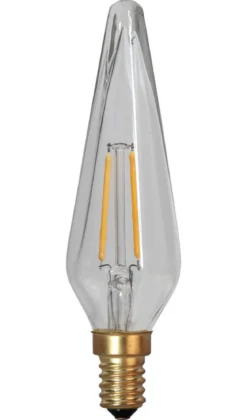 E14 Kronljus Dekoration 0.3W 2100K 30lm Klar LED-Lampa
