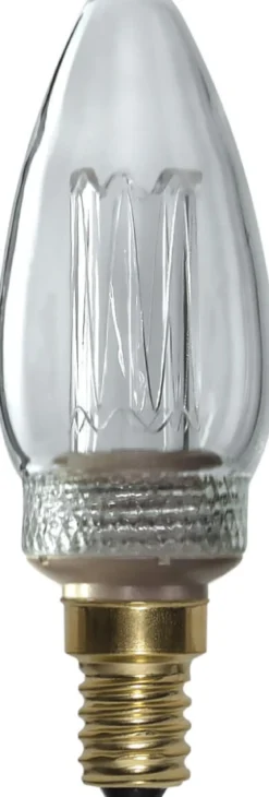 E14 Kronljus Dimbar 2.3W 1800K 70lm Klar LED-Lampa